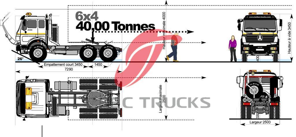 beiben 2638 RHD tractors