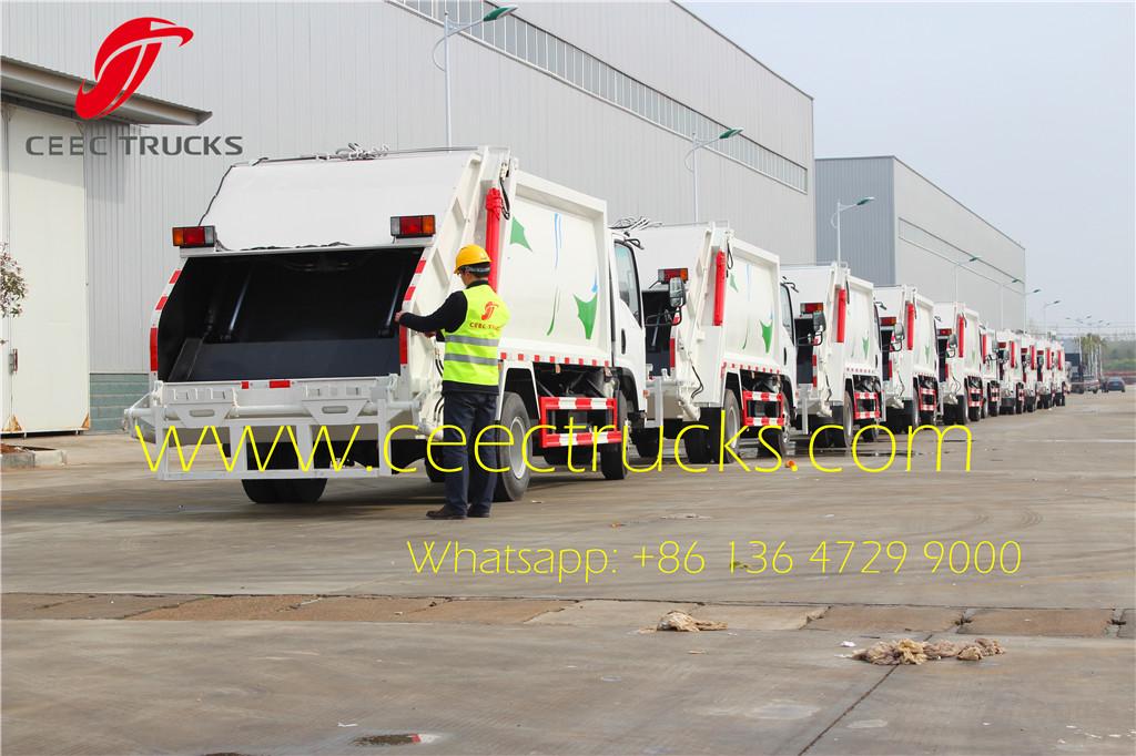 ISUZU 5cbm garbage compactor trucks