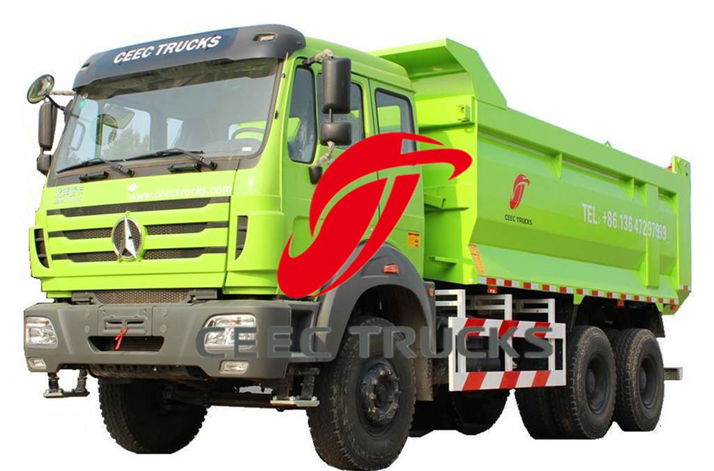 beiben 2538 tipper truck with T type cargo box