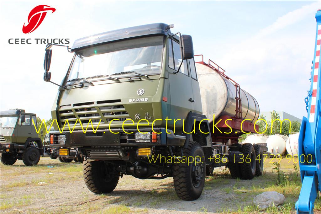 SHACMAN military fuel tanker trucks supplier