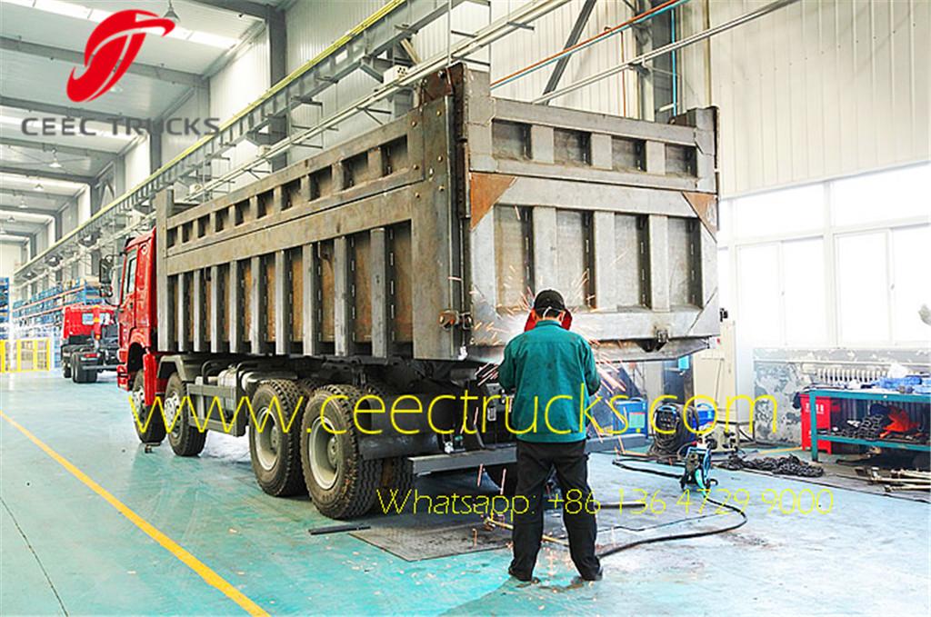 beiben 3142 tipper truck workshop