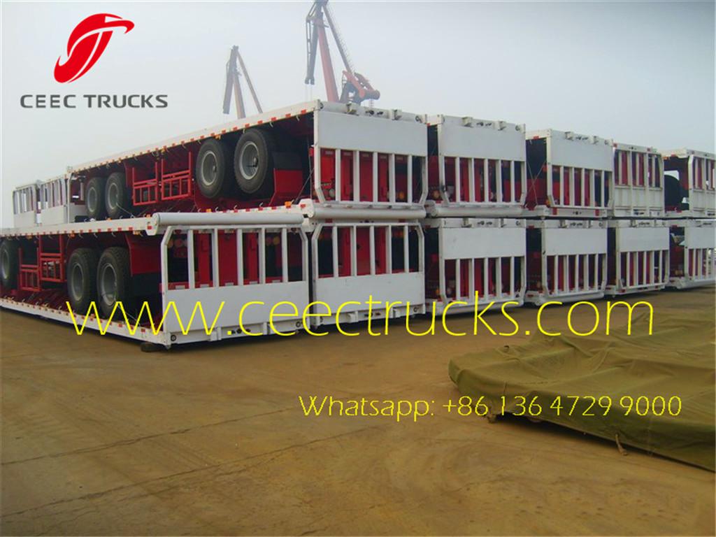 2 axle 40T bogie suspension trailers