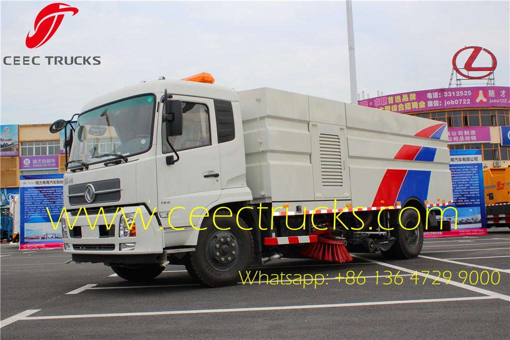 Dongfeng 10000 liters road sweeper trucks supplier