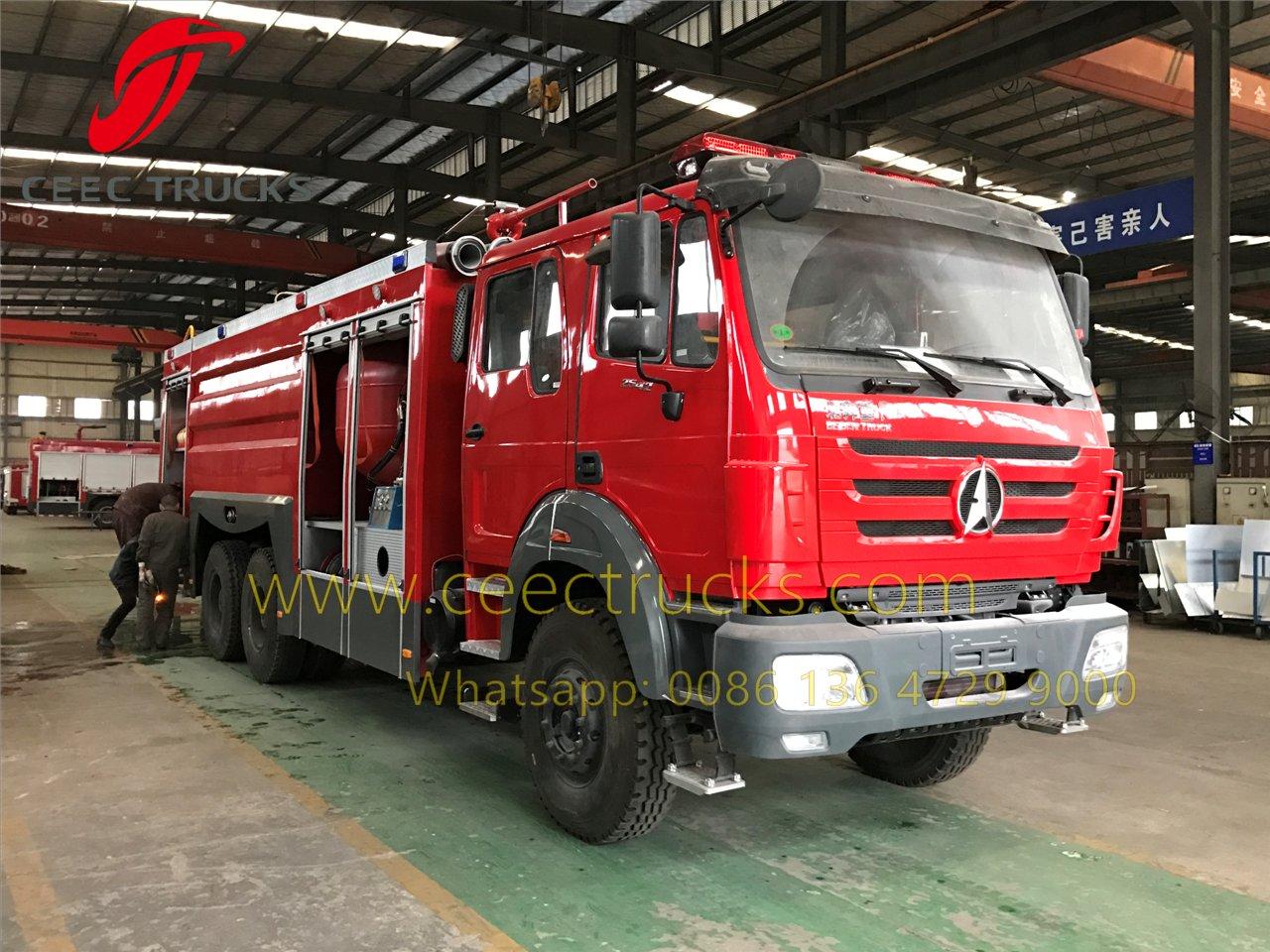 beiben 2542 fire fighting truck