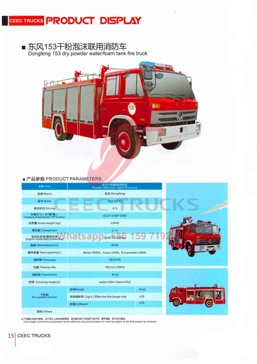 CEEC firefighting truck catalogue