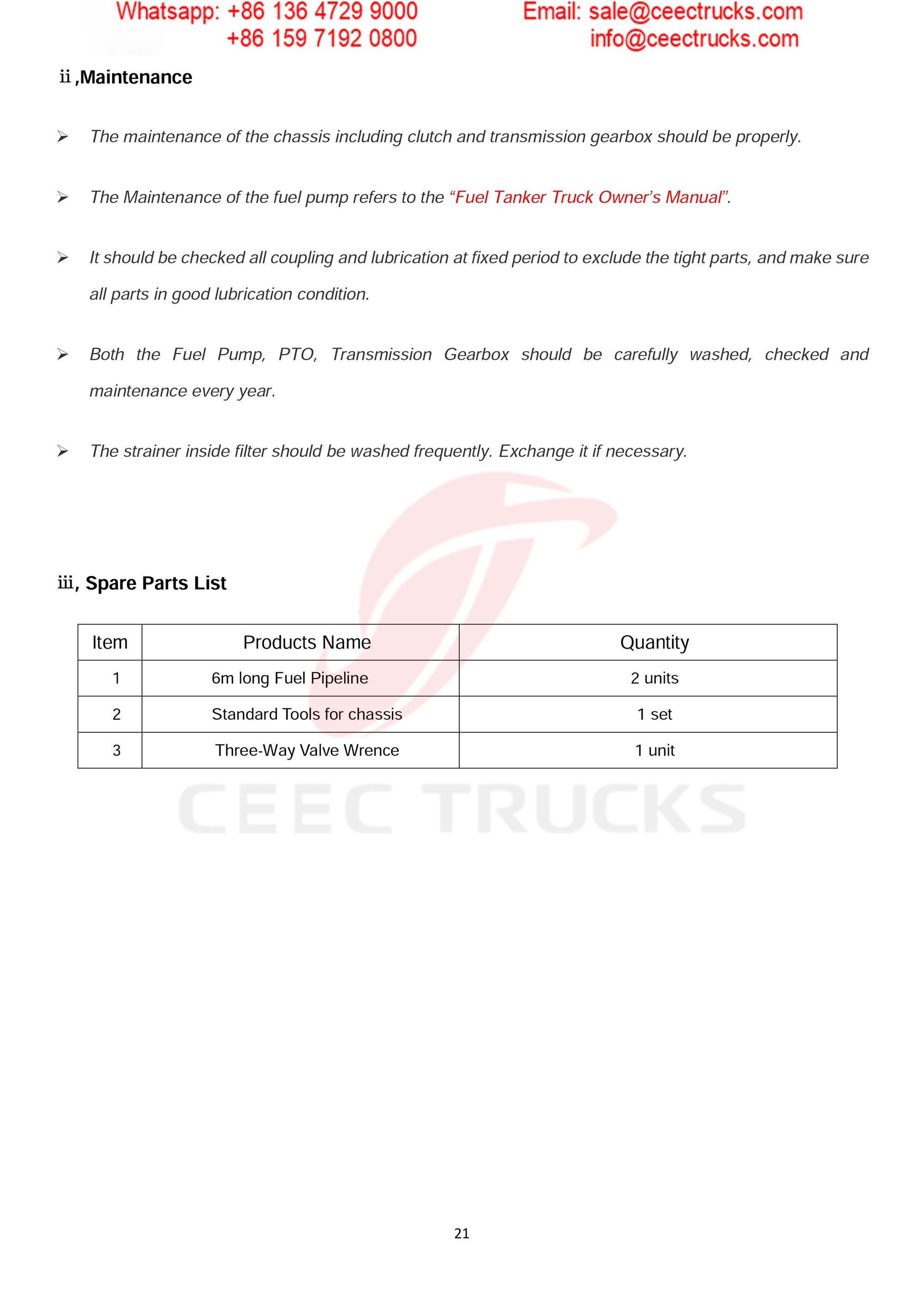 BEIBEN 2530 fuel tanker truck export Carribean Sea