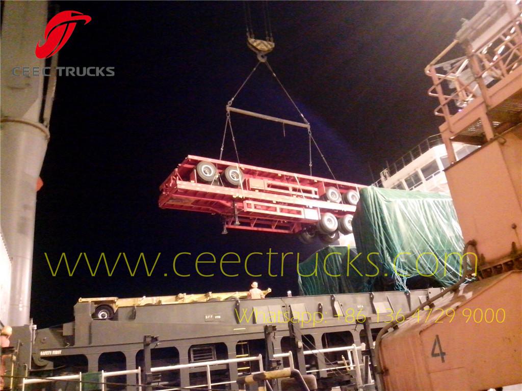 40feet flat bed semitrailer exported Costa Rica