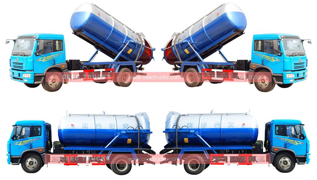 FAW 10cbm vacuum truck