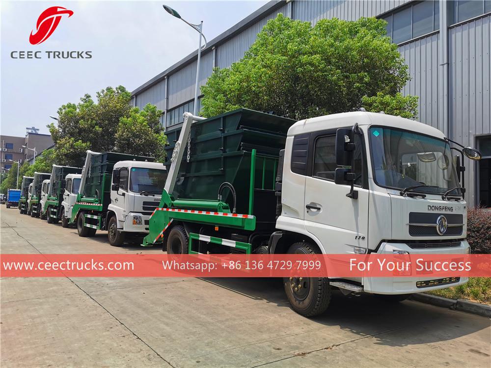 dongfeng skip bin loader 