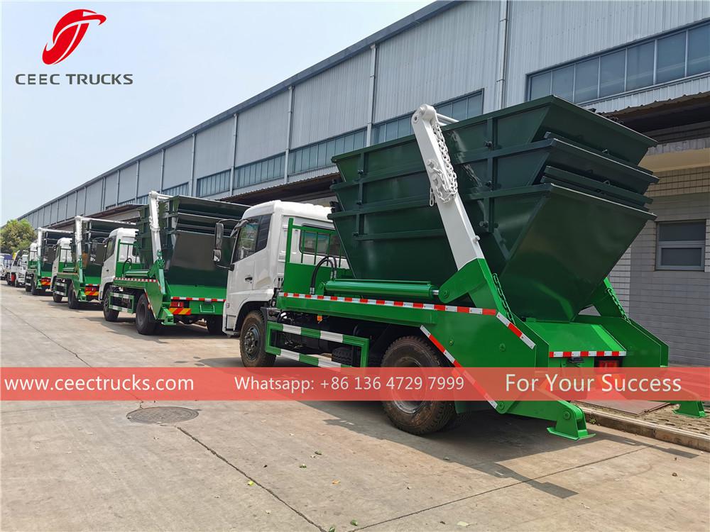 dongfeng skip bin loader 