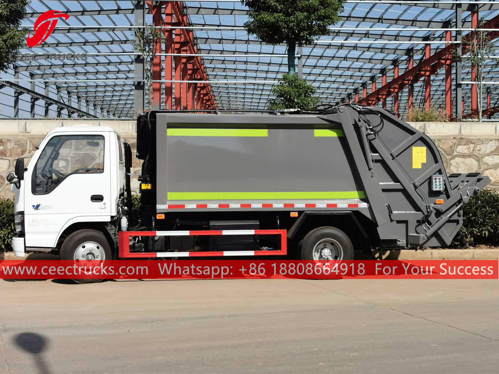 Brand new ISUZU 6CBM garbage compactor