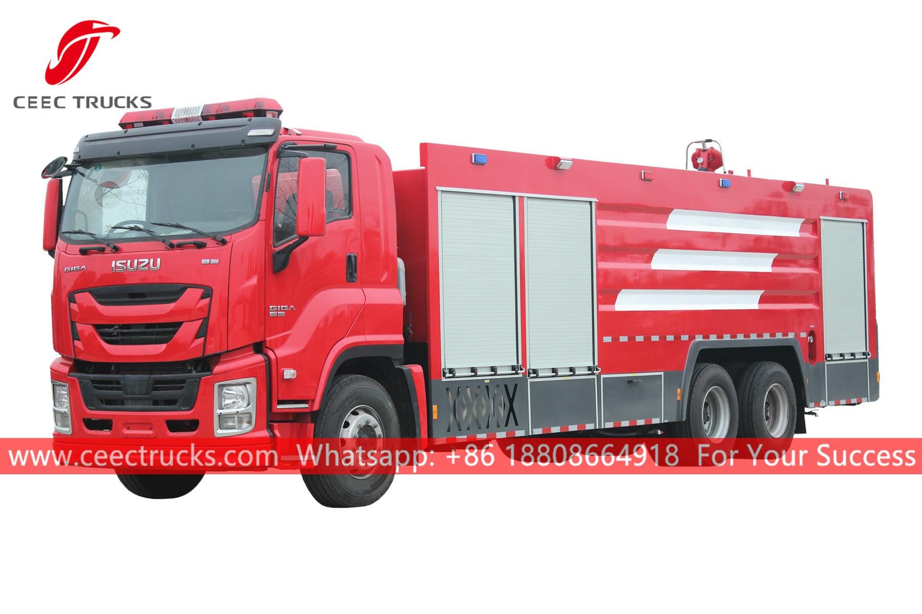 ISUZU GIGA Water-foam fire truck for sale