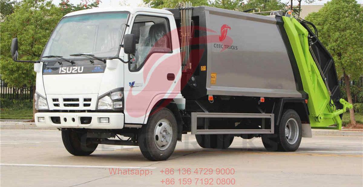 dubai--isuzu 5cbm compactor truck