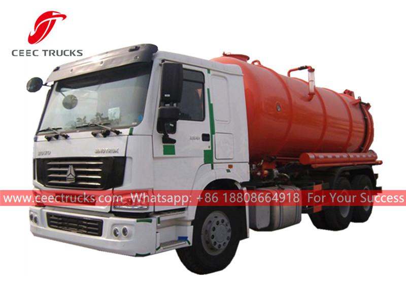 HOWO Euro 3 vacuum truck