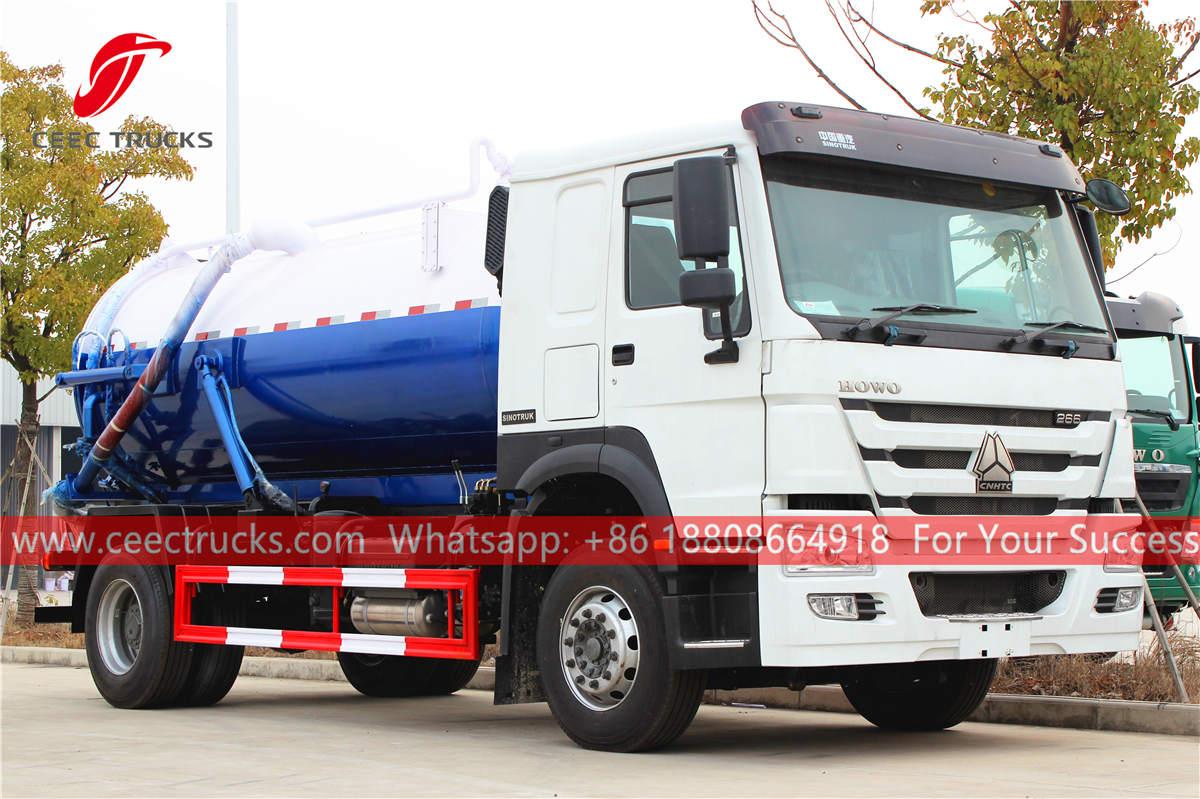 HOWO 4x2 sewage treatment truck