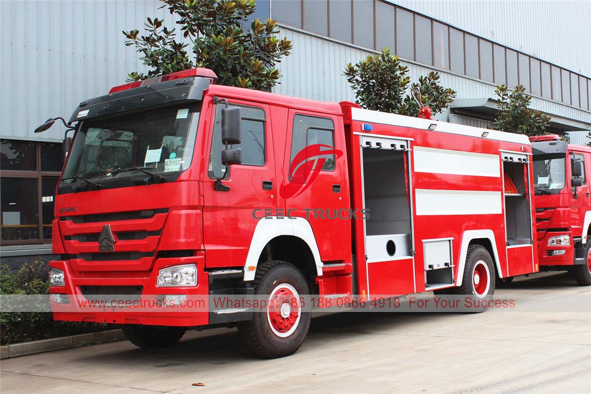 High quality HOWO fire truck