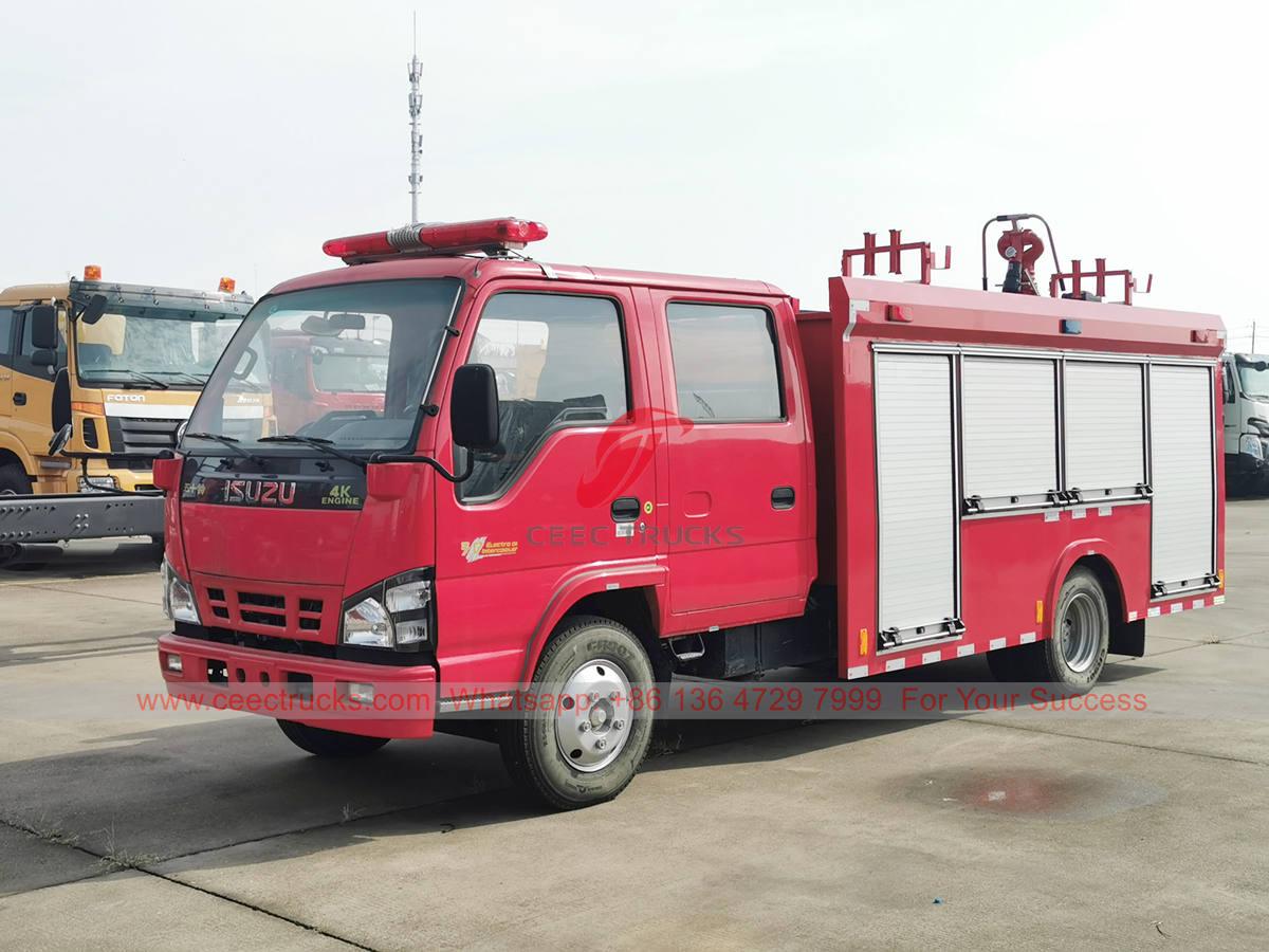 ISUZU 3000 liters water tank fire truck ISUZU 3000 liters water tank fire truck