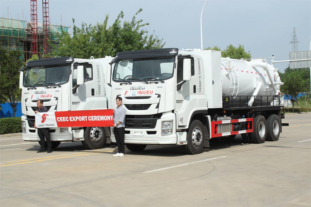 High quality ISUZU GIGA 6×4 vacuum suction trucks for sale