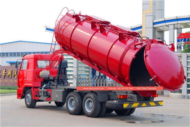 Isuzu sewer suction truck