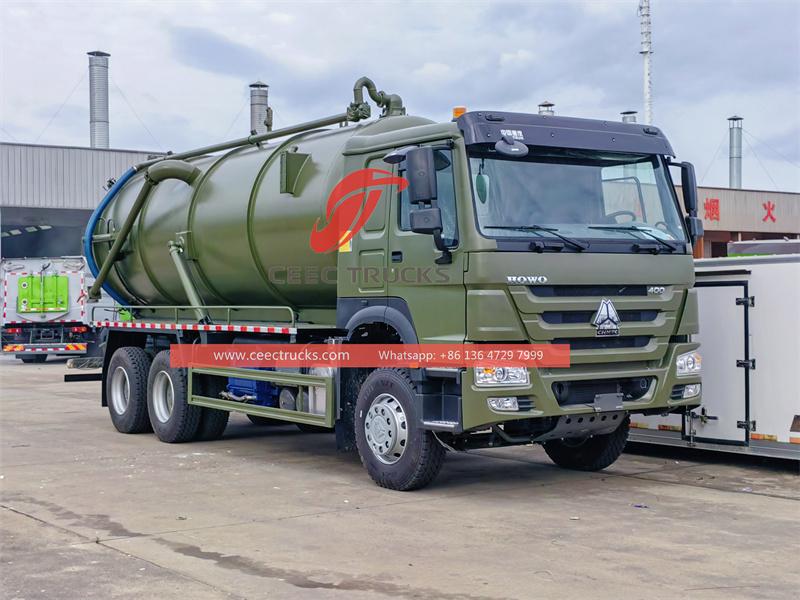 Howo 20,000L sewage tank truck