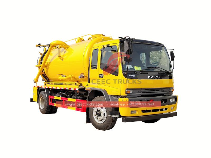 ISUZU 12cbm vacuum sewage trucki