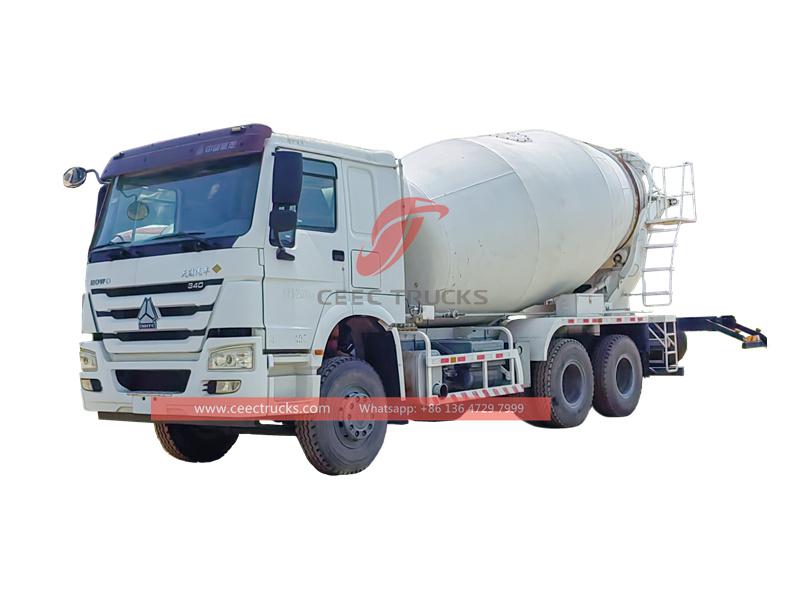 HOWO 13CBM mixer used truck