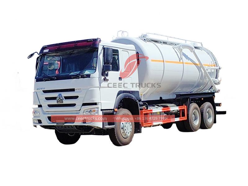 HOWO 20000L vacuum sewage tank truck