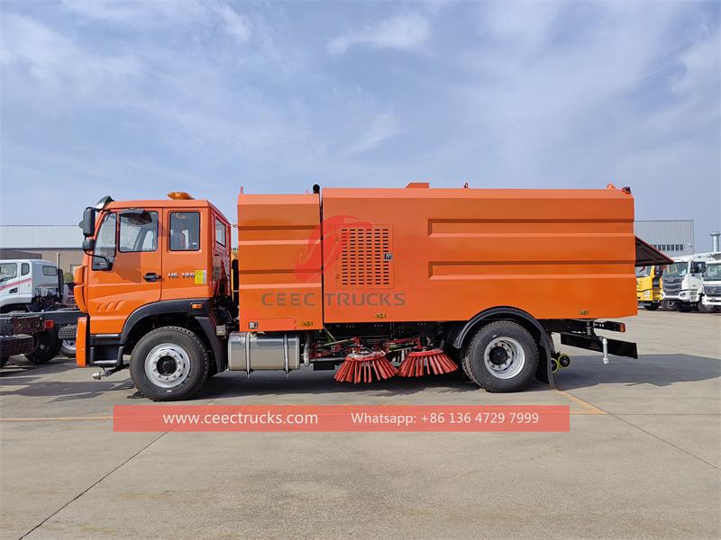 Howo mechnical sweeper truck