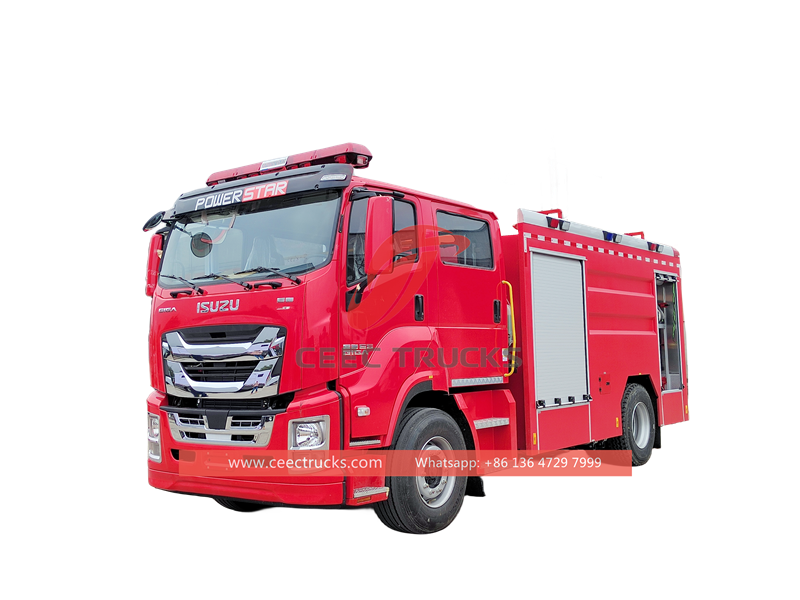 Isuzu GIGA 8000L fire fighting truck