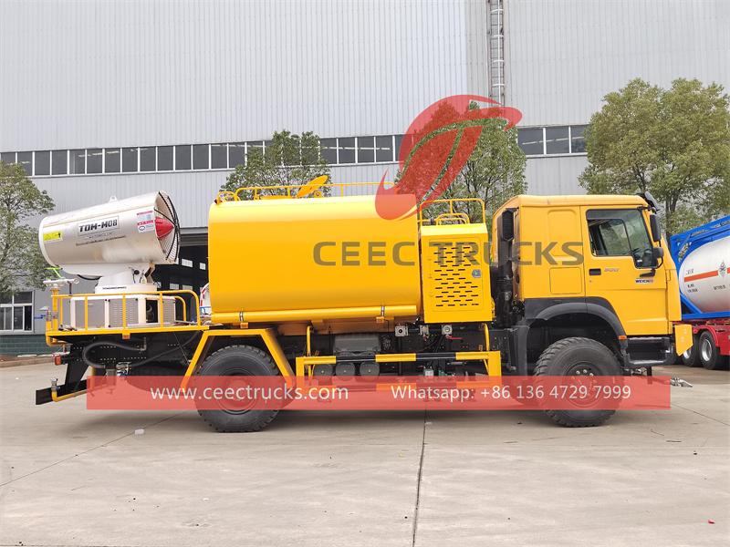 Howo 4x4 Dust Suppression Water Tank Truck