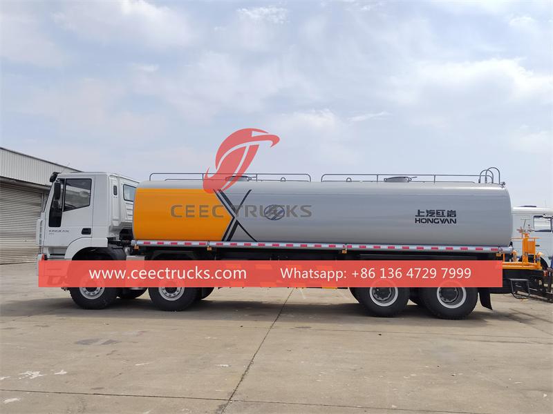 Iveco 8x4 water tank truck