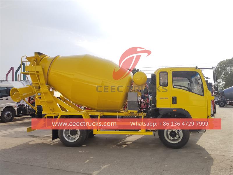 HOWO 3CBM mixer tank truck