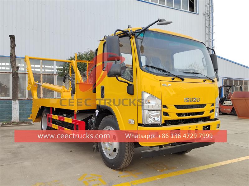 ISUZU NPR 6CBM skip loader truck