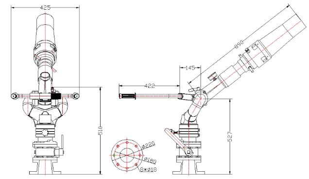 PL8/32 fire monitor