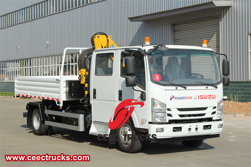 ISUZU 700P knuckle boom truck crane