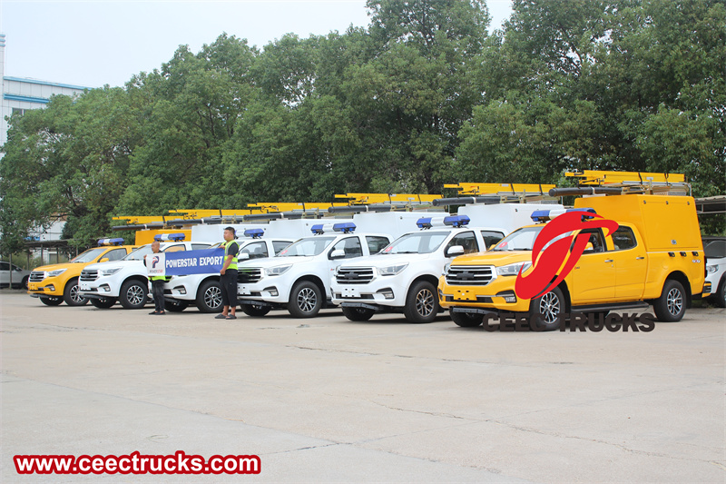 Isuzu customized 4x4 emergency service truck