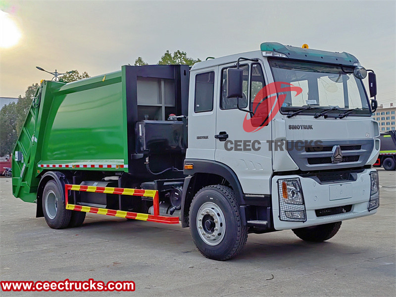 CEEC exporting refuse compactor truck