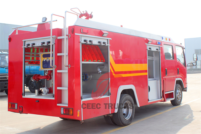 Isuzu NPR fire water truck