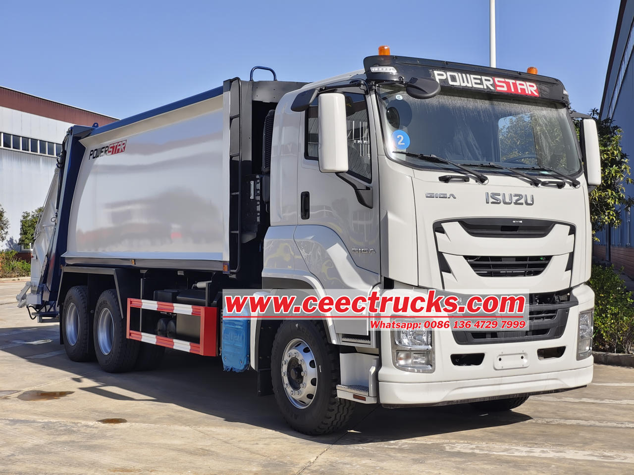 ISUZU GIGA series Rear Bin Lifter Garbage Truck