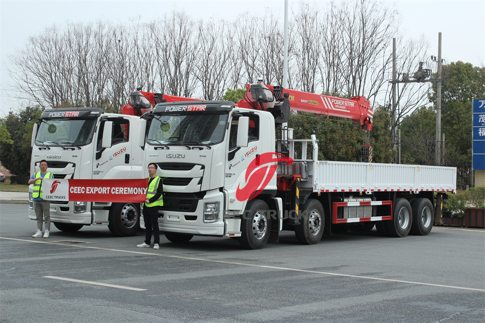 isuzu crane truck