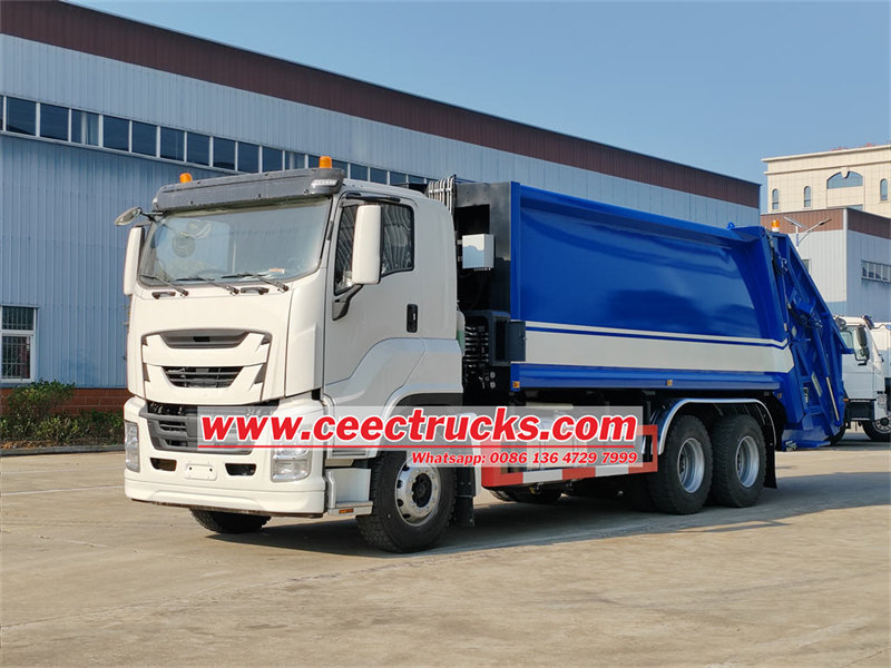 ISUZU GIGA 20CBM rear load trash truck