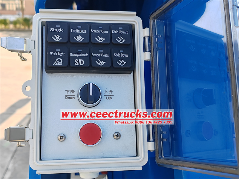 Tailgate electric control box