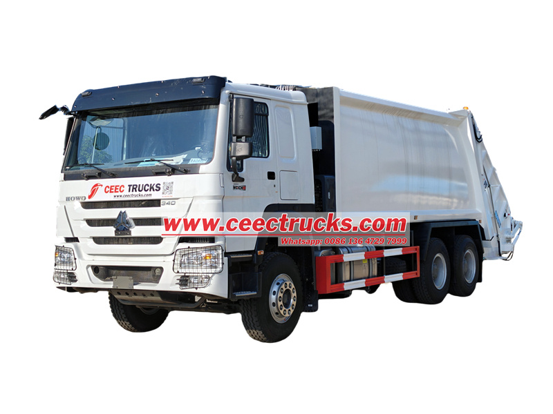 HOWO 20CBM garbage compactor truck