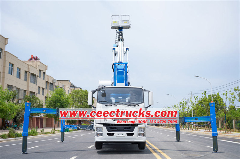 ISUZU aerial work platform truck for export