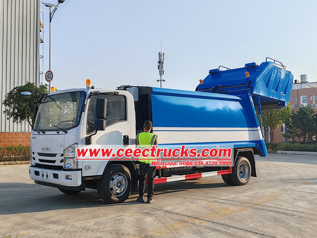 ISUZU rubbish compactor trucks for sale