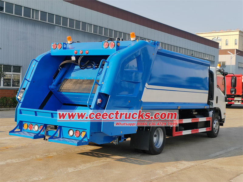 ISUZU rear loader compactor truck
