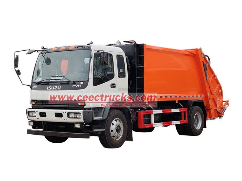 ISUZU FVR garbage compactor truck