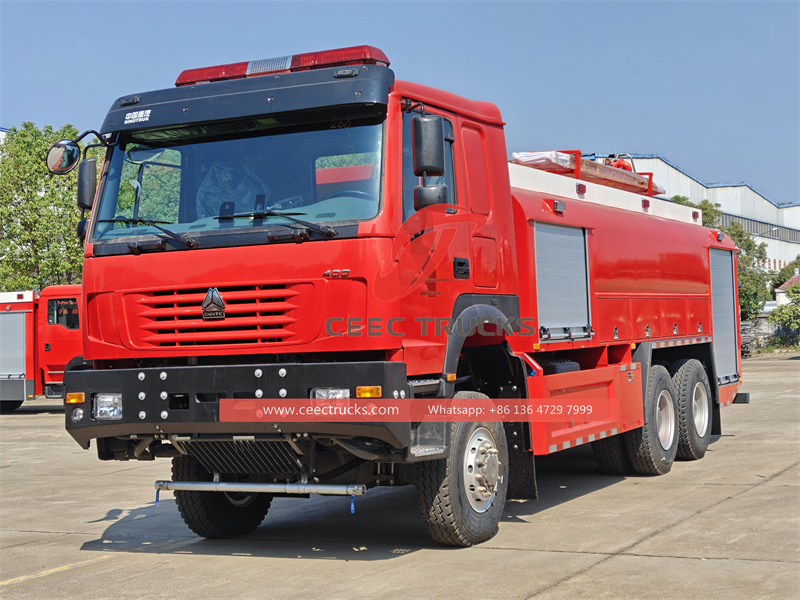 Howo 6x6 fire fighting truck