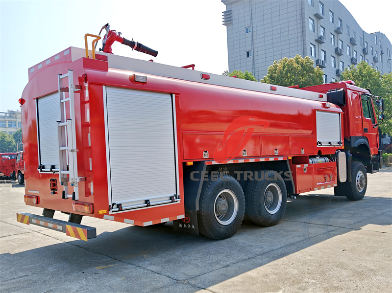 Howo 6x6 fire fighting truck