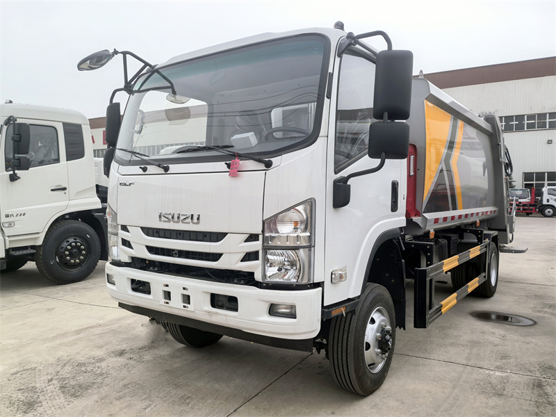 ISUZU NPR off-road garbage compactor truck